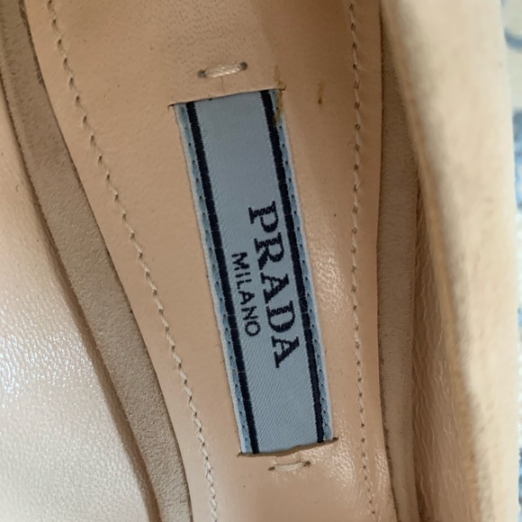 Prada nude suede heels 37 (6.5/7) - Picture 2 of 6